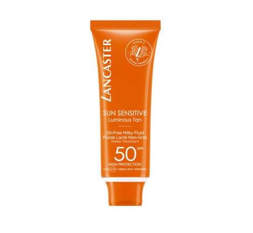 LANCASTER SUN SENSITIVE OIL FREE MILKY FLUID SPF50 50ML 99350059279