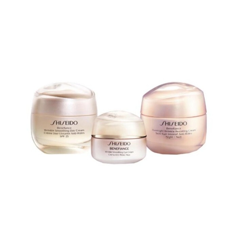 SHISEIDO SET BENEFIANCE DAY CR 50+NIGHT CR 50+EYE CR 15ML 70304209101