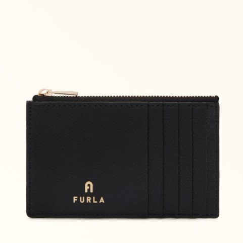 FURLA CAMELIA M ZIPPED CARD CASE WP00310 ARE000 O6000 NERO