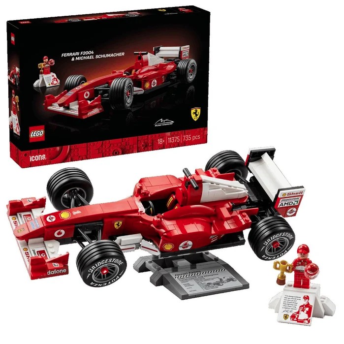 LEGO ICONS FERRARI F2004 & M.SHUMACHER 11375
