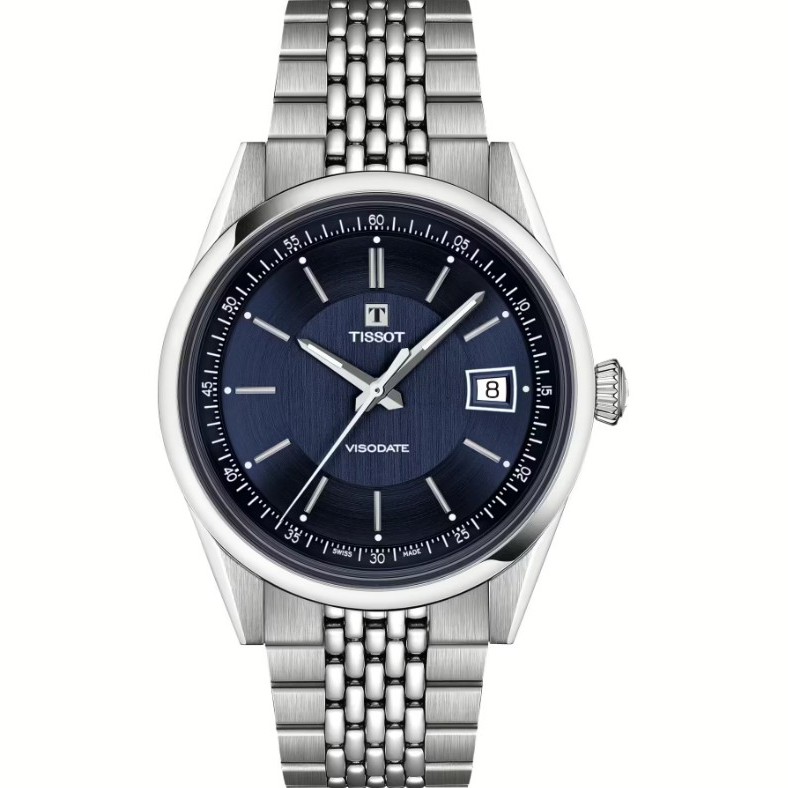TISSOT VISODATE 39MM BLUE T1574071104100