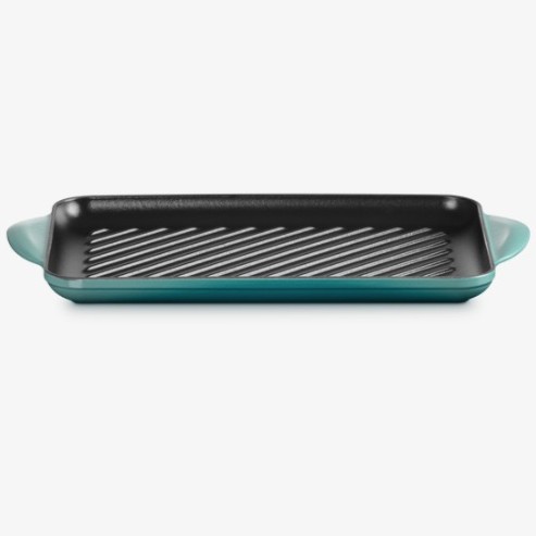 LE CREUSET GRILL RETTANGOLARE TRAD. 32CM BLU RIVIERA 20202320990460