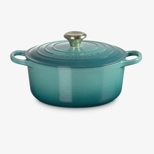 LE CREUSET COCOTTE ROTONDA TRAD. 24CM BLU RIVIERA 21177240994450