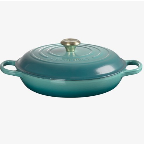 LE CREUSET TEGAME BASSO EVOLUTION BLU RIVIERA 28CM-2.8L 21180280994450