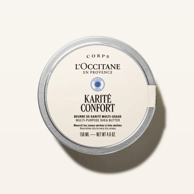L'OCCITANE KARITE CONFORT SHEA BUTTER BODY BUTTER MULTI PURPOSE 150ML