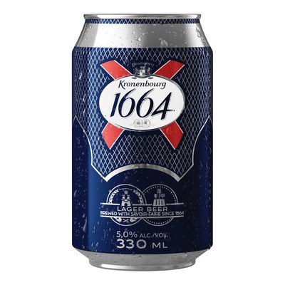 KRONENBOURG 1664 CANS 6 X 33CL 1027823