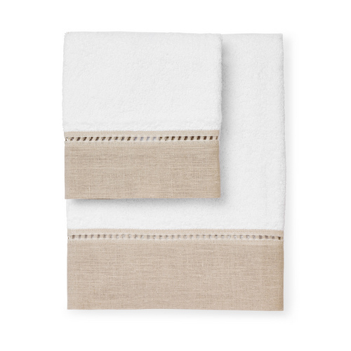 MONNALISA NEBRASKA 24 PAIR OF TOWELS 40x60 60x110CM WHITE