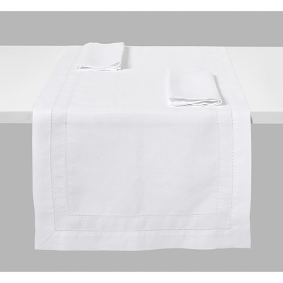 MONNALISA PORTOFINO WHITE PLACEMAT WITH 1 NAPKIN - IN LINEN