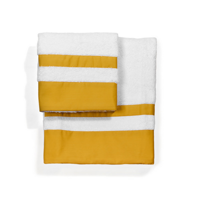 MONNALISA SALENTO YELLOW PAIR OF TOWELS 40X60 60X110