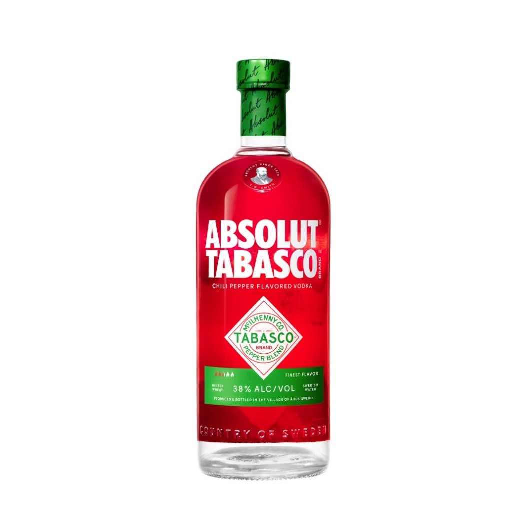ABSOLUT TABASCO SWEDISH VODKA 100CL 38% VOD0214