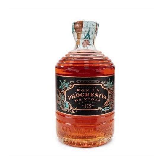 RON LA PROGRESIVA DE VIGIA 13 BLENDED AGED RUM 70CL 41% GIFTPACK 1561534
