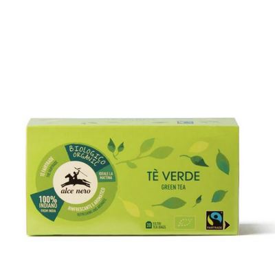 ALCE NERO ORGANIC GREAN TEA 20 BAGS - 35 GR TV020