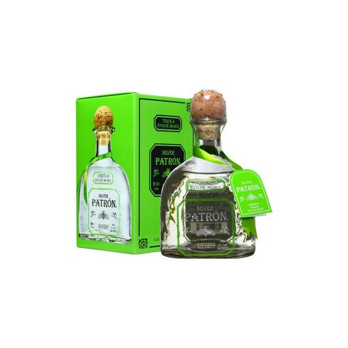 PATRON SILVER TEQUILA 1L 40% GIFT PACK