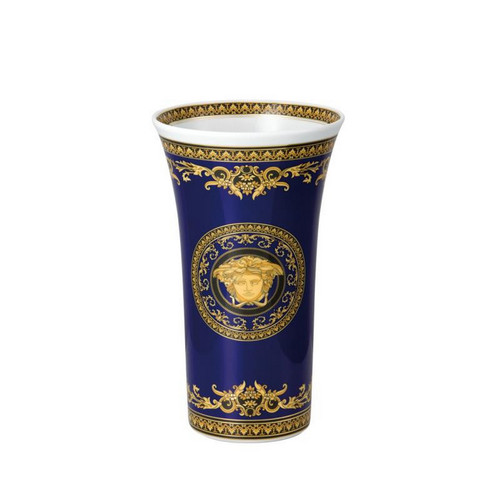 VERSACE MEDUSA BLU VASE 26 CM 26026-14091-409620