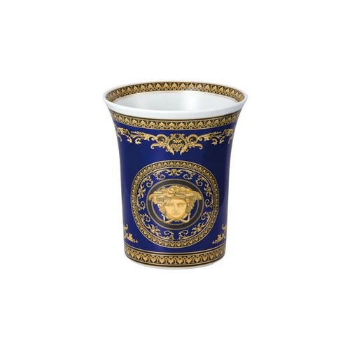 VERSACE MEDUSA BLU VASE 18CM 26018-14091-409620