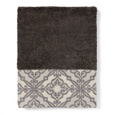 MONNALISA PANTELLERIA ANTRACITE BATH TOWEL 110X150 CM