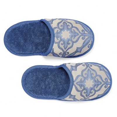 MONNALISA PANTELLERIA BLUE PAIR OF SPONGE SLIPPERS