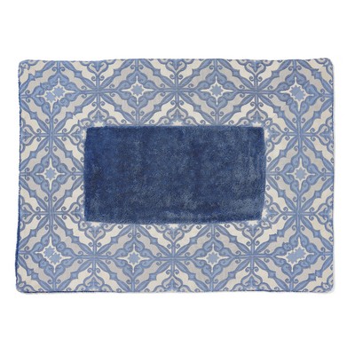 MONNALISA PANTELLERIA BLUE BATHROOM MAT 50X80 CM