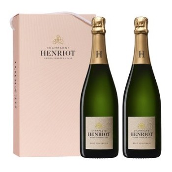 HENRIOT BRUT SOUVERAIN CHAMPAGNE BIPACK 1223232